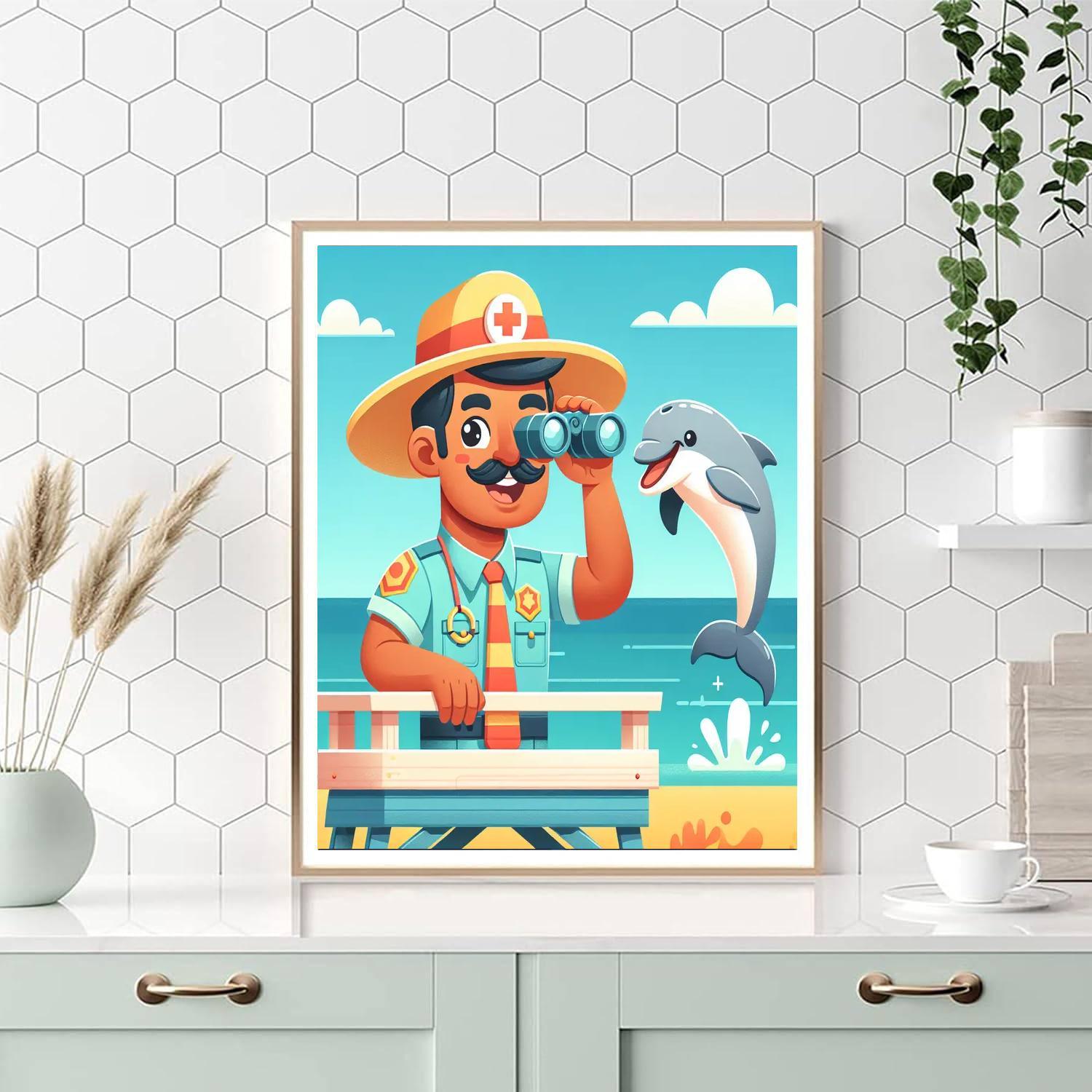 Seaside Rescue Rangers DIY Paint By Numbers