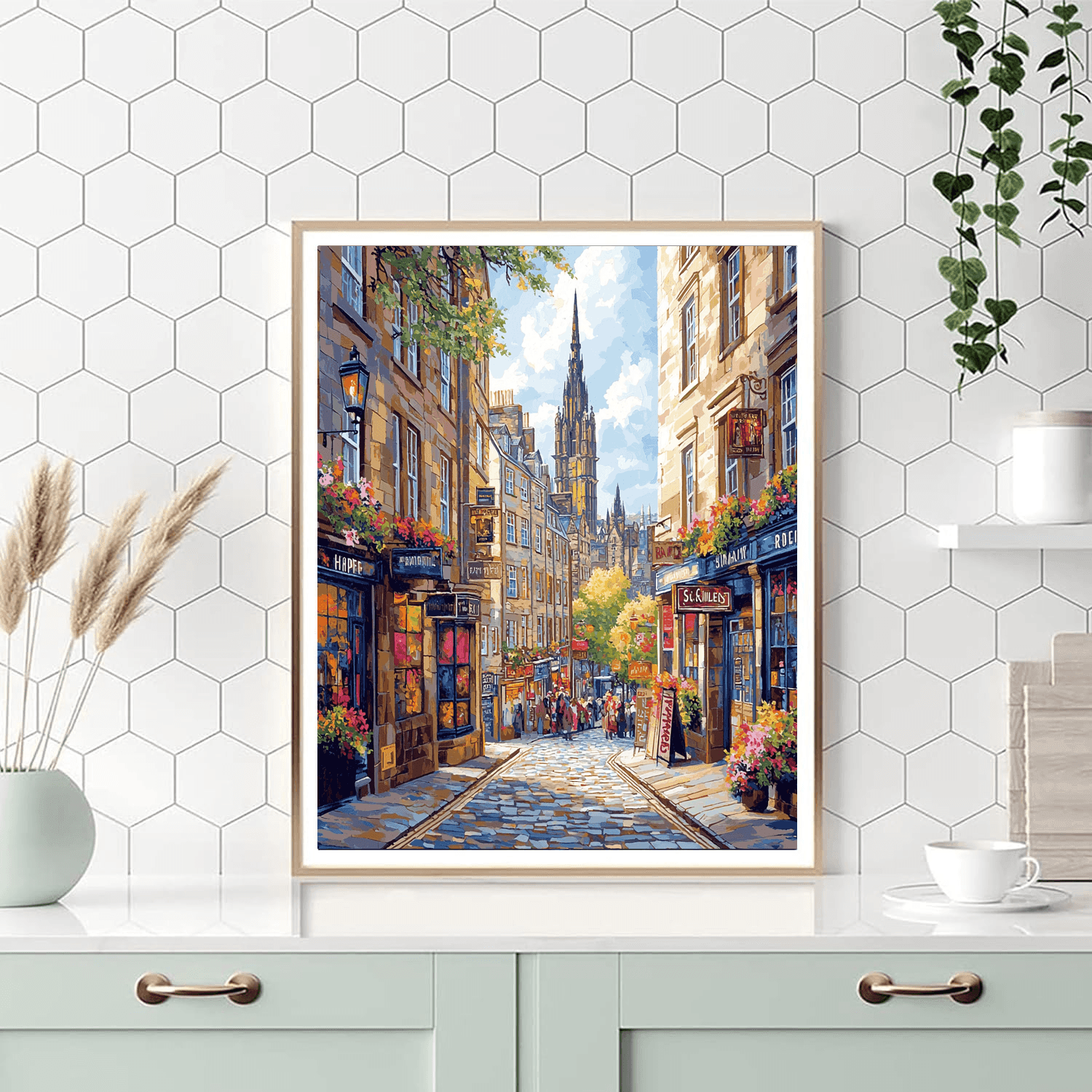 The Royal Mile Paint By Numbers Kits