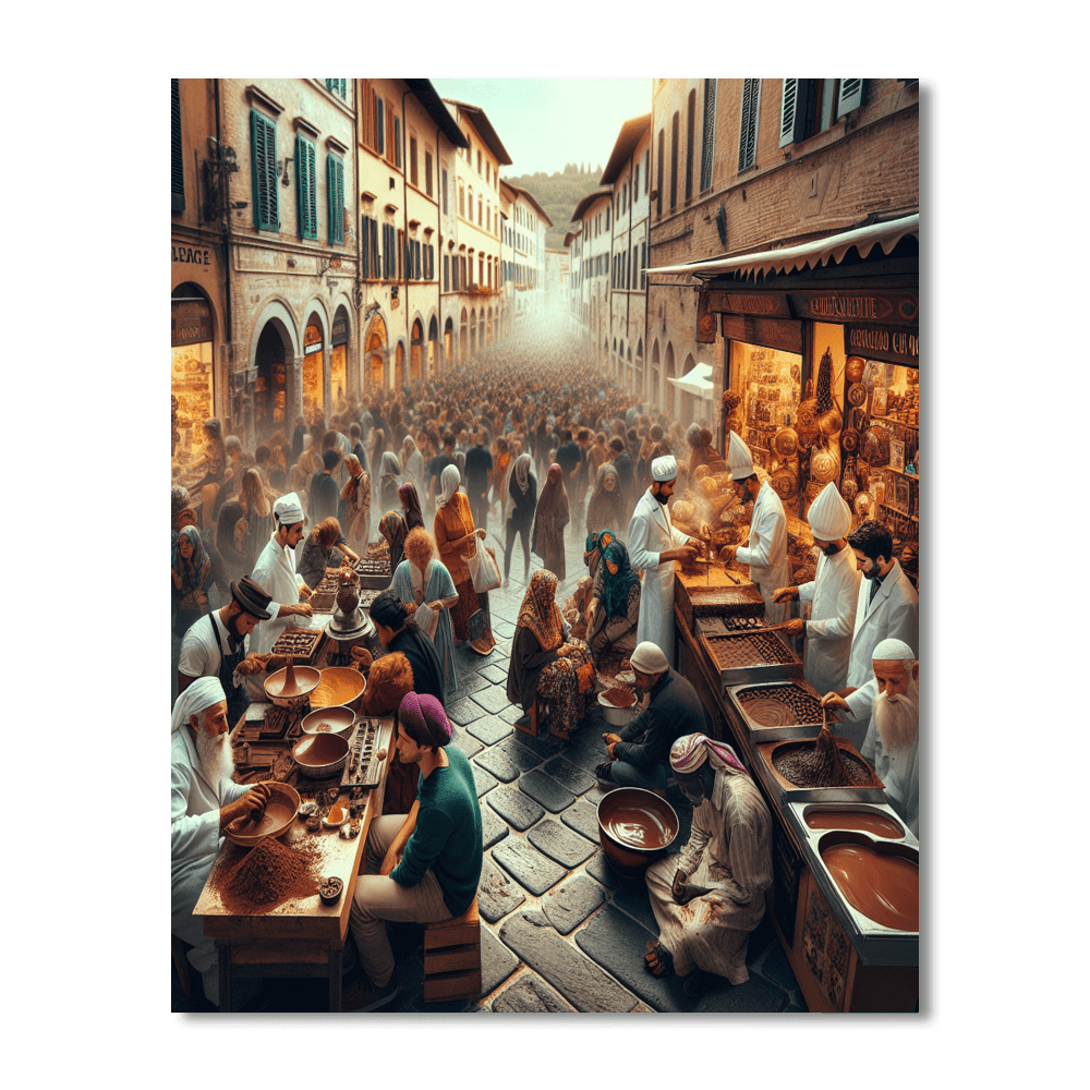 Chocolate Festival - Italy Paint By Numbers Kits