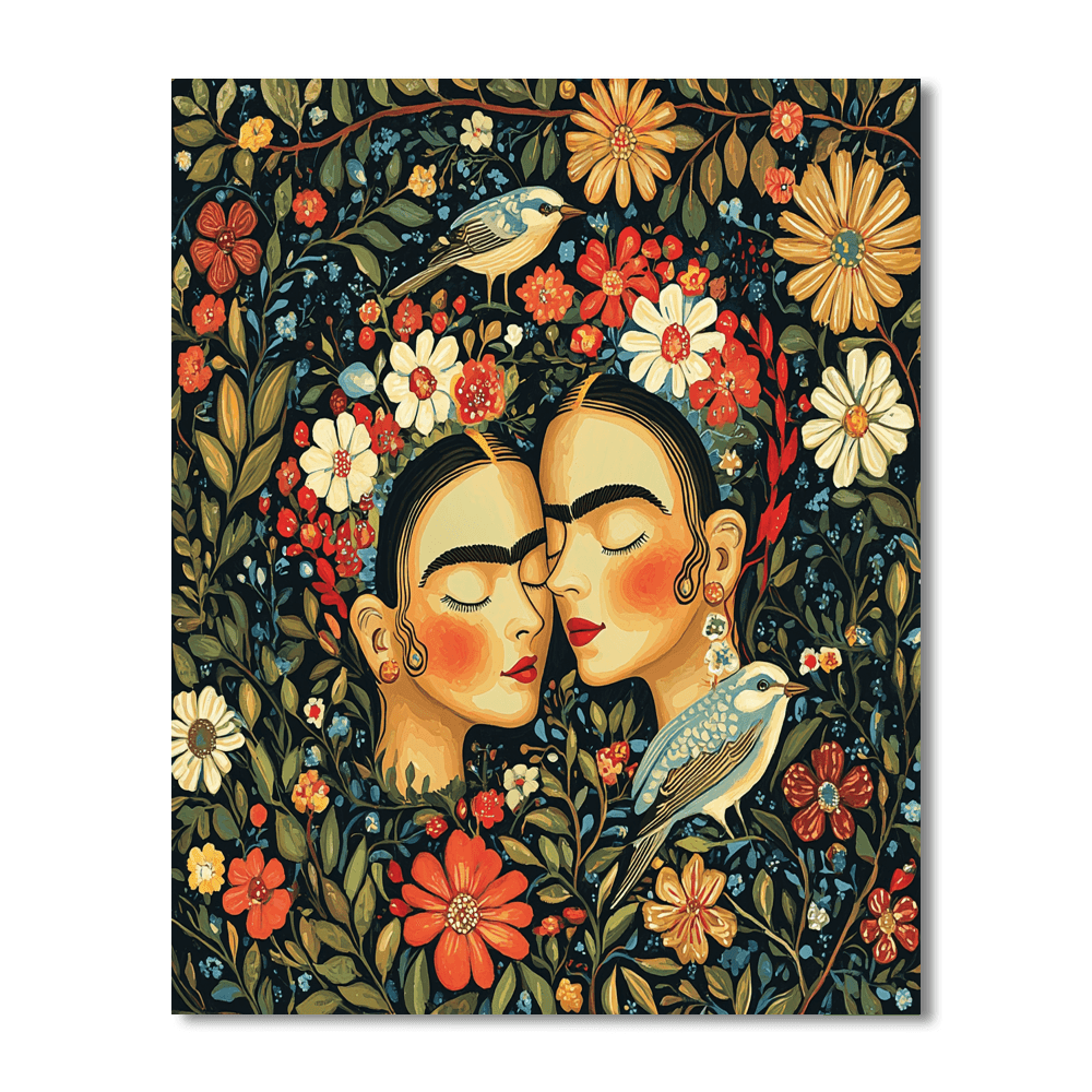 Frida Kahlo Inspired Kahlo's Nature Rebirth  Painting By Numbers Kit