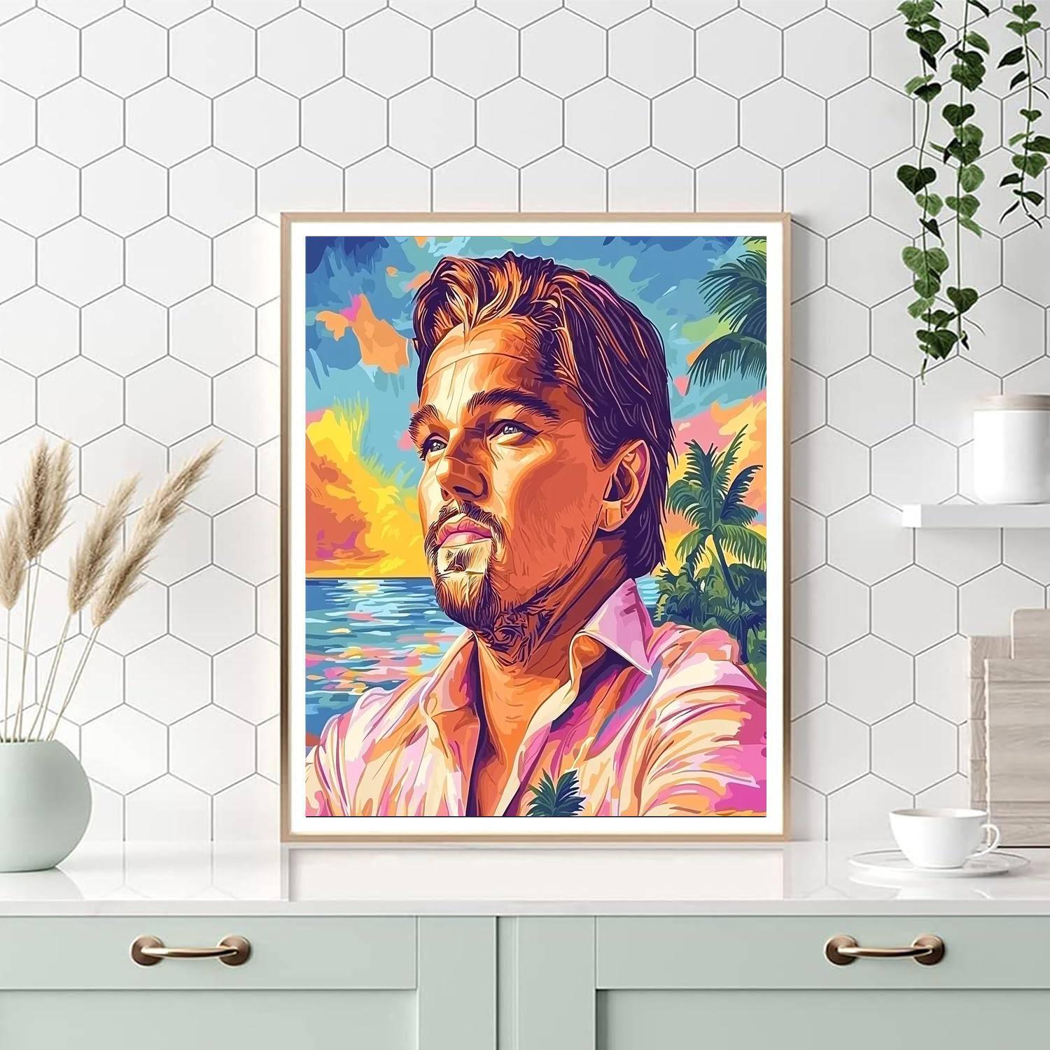 Leonardo Dicaprio: From Titanic Dreams To Environmental Advocate Number Painting