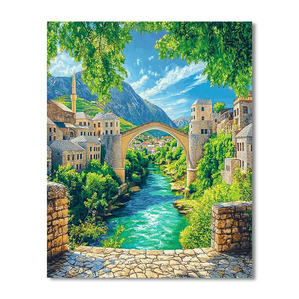 Stari Most - Mostar Paint By Color