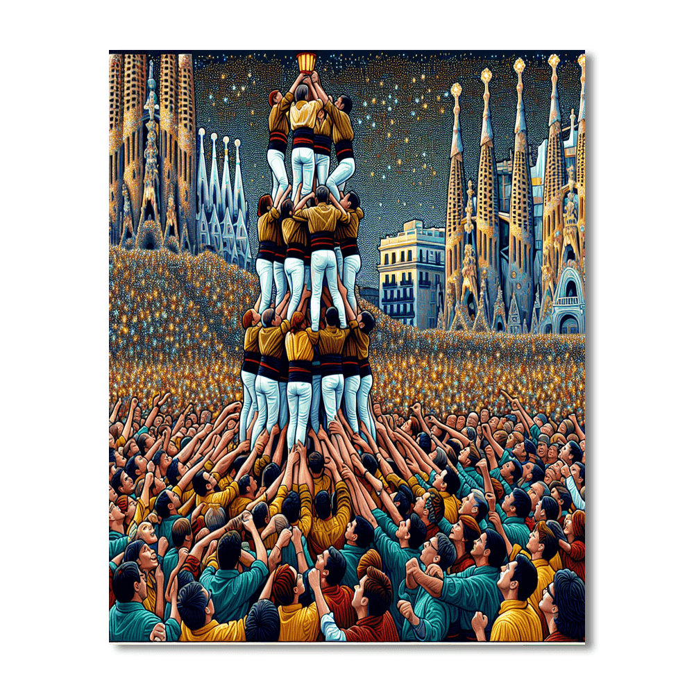 Fiestas De La Mercè - Spain DIY Paint By Numbers