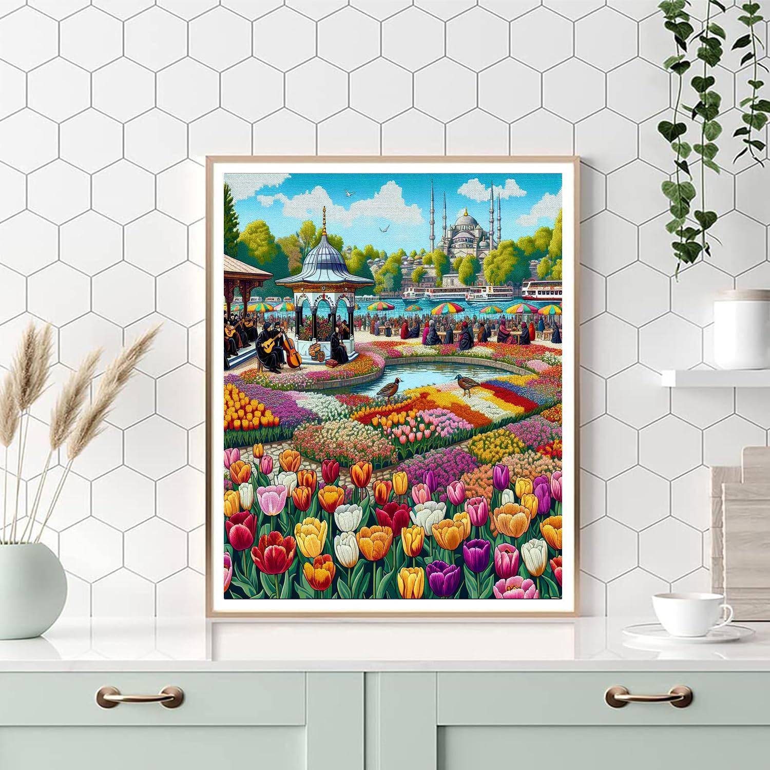 Tulip Festival - Turkey Paint By Numbers Kits