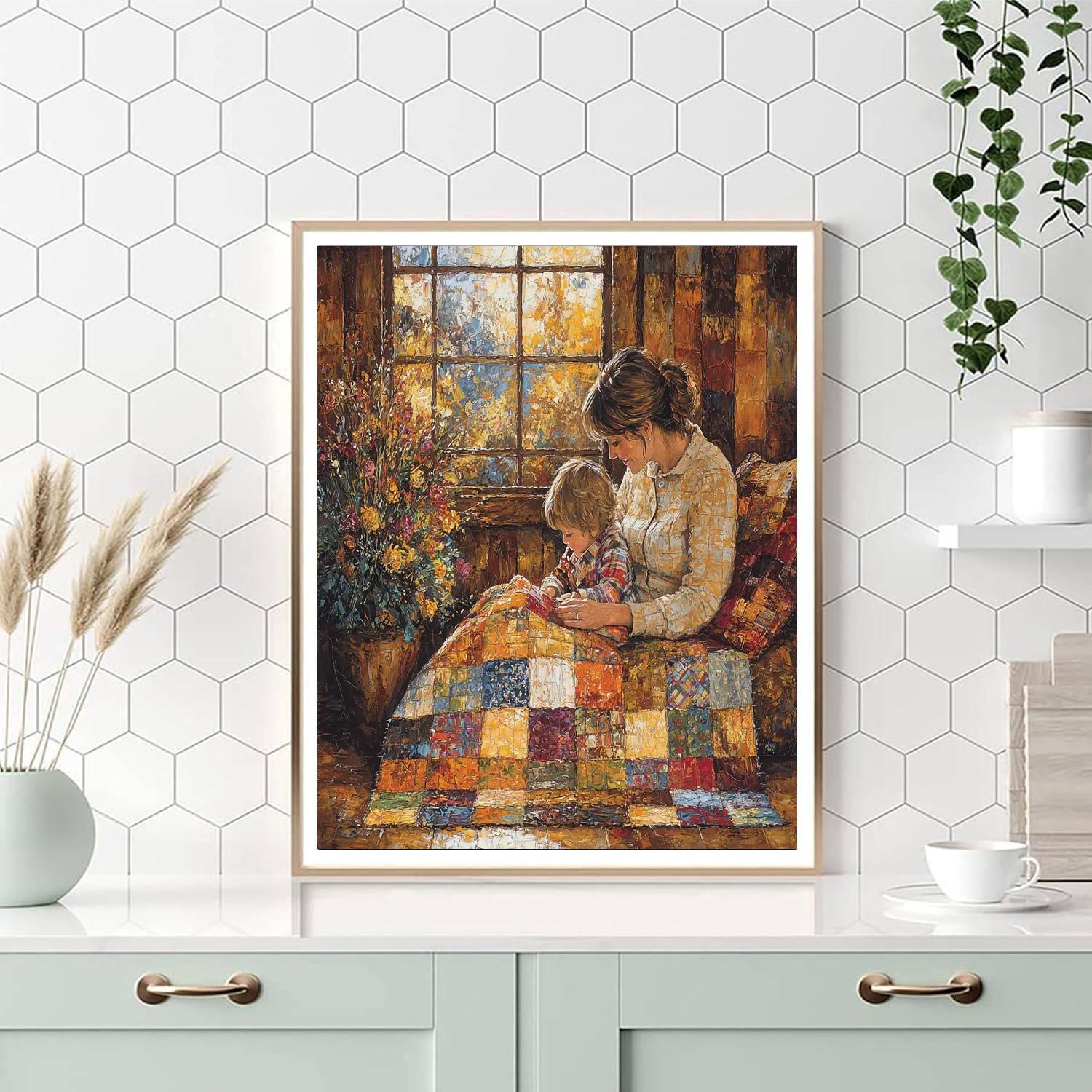 Warm Hearts, Cozy Quilts Painting By Numbers Kit