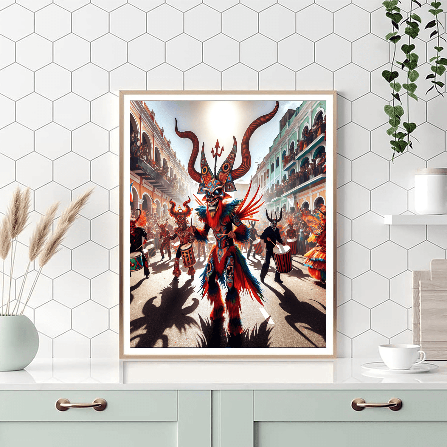 Diablos Danzantes - Corpus Christi, Venezuela Numbered Painting Kits