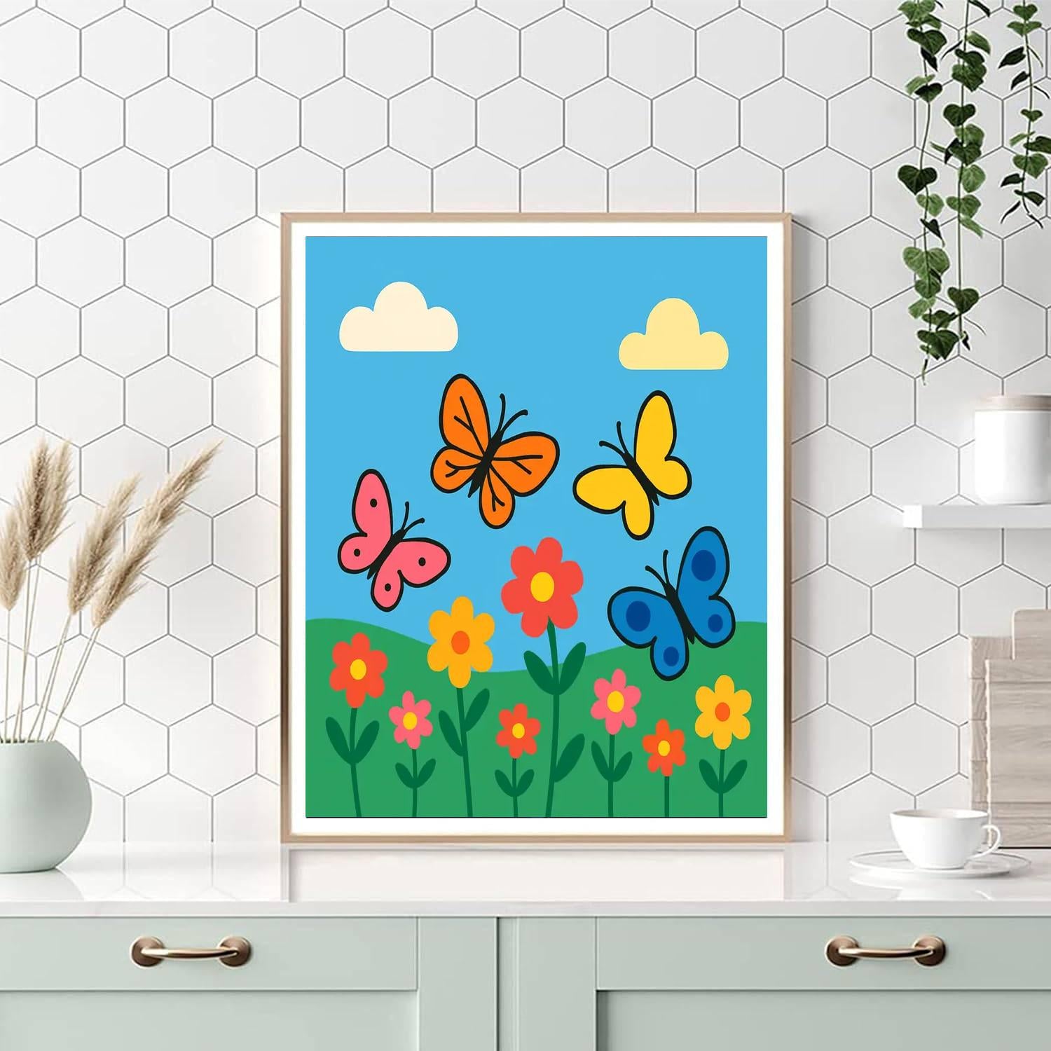 Peaceful Meadows Painting By Numbers Kit