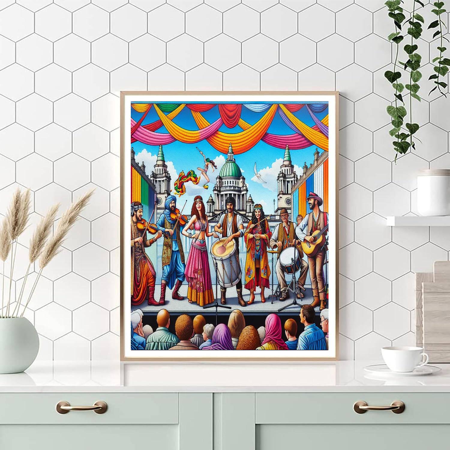 Belfast International Arts Festival - Belfast Paint By Numbers Art