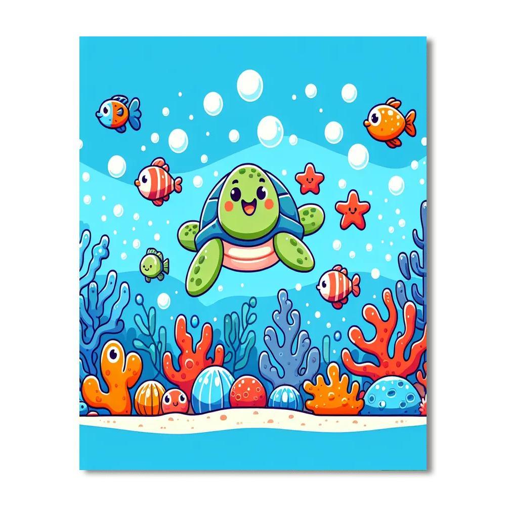 Underwater Safari Paint By Number