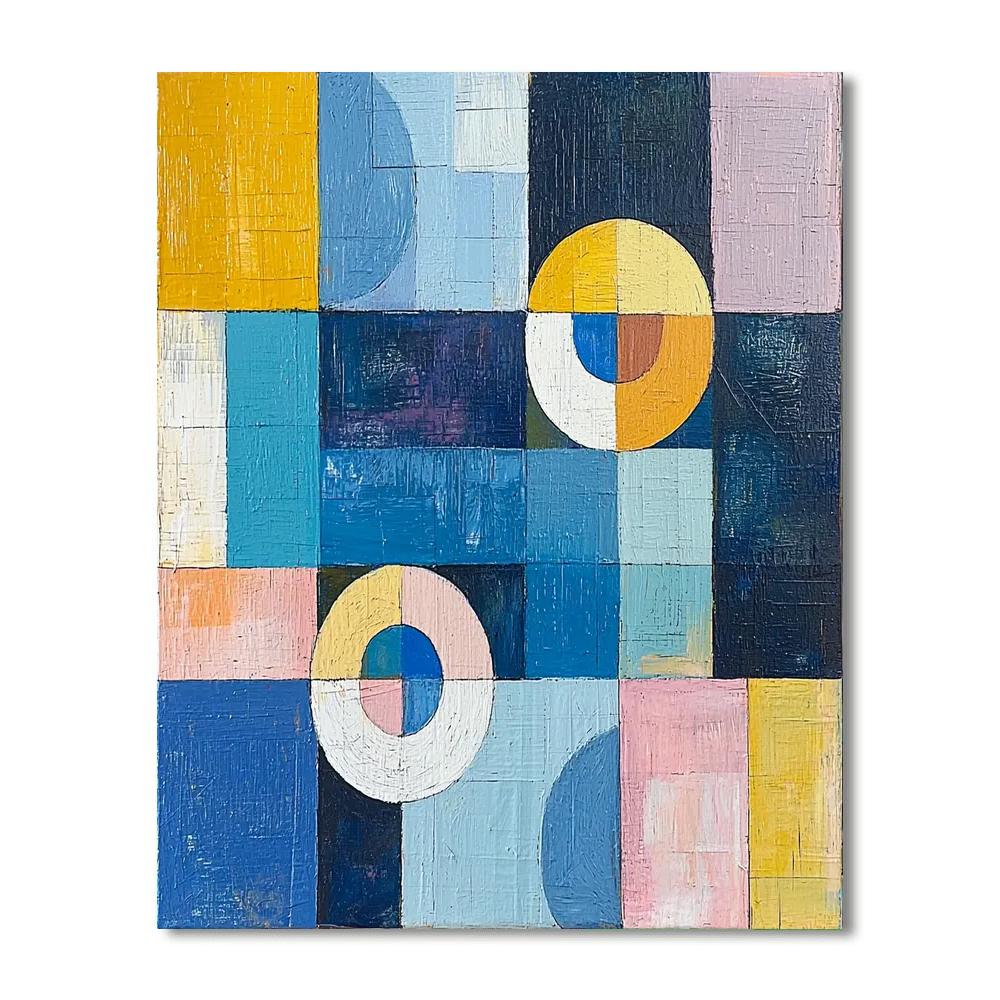 Paul Klee Inspired Journey Through Shapes  Numbered Painting Kits