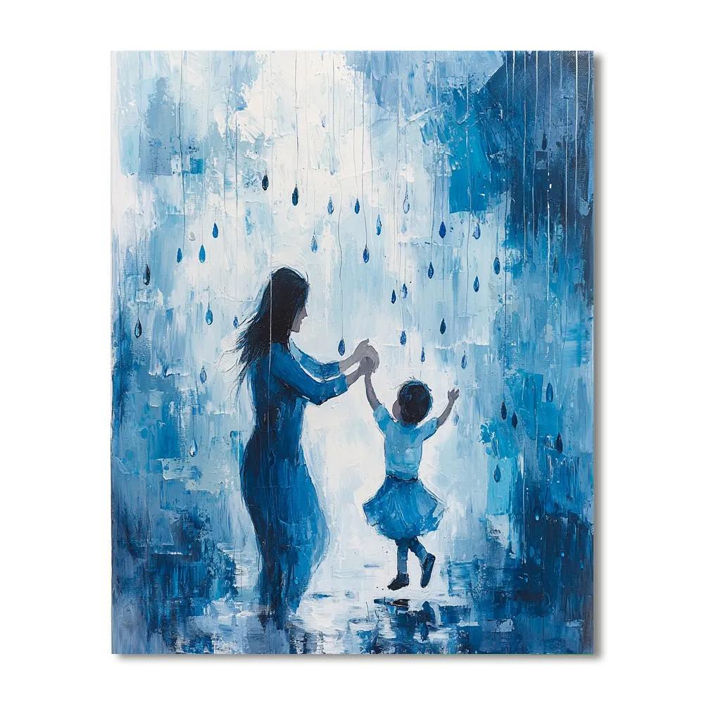 Gentle Rain Of Love Number Painting