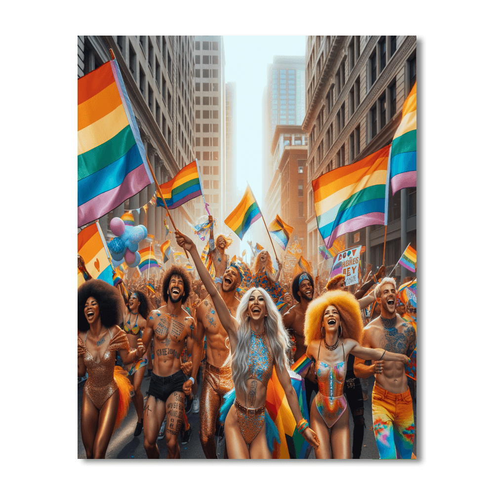 Harvey Milk Day - California, Usa Painting By Numbers Kit