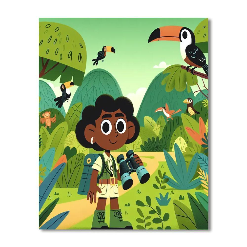 Mystic Jungle Explorers Numbered Painting Kits