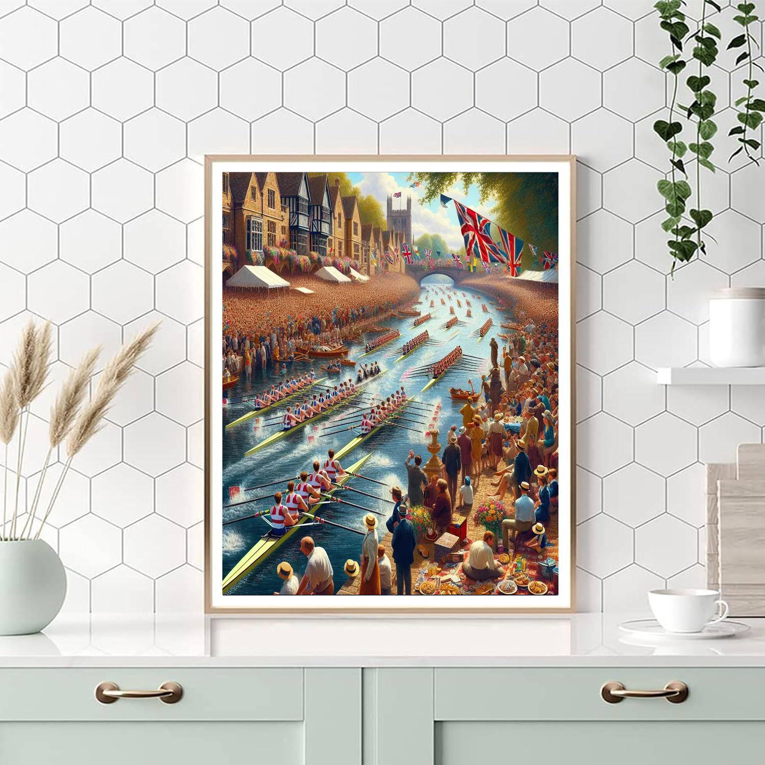 Harvard-yale Regatta - Usa Paint By Numbers Art