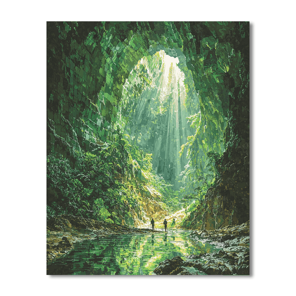 Son Doong Cave - Quang Binh, Vietnam Numbered Painting Kits