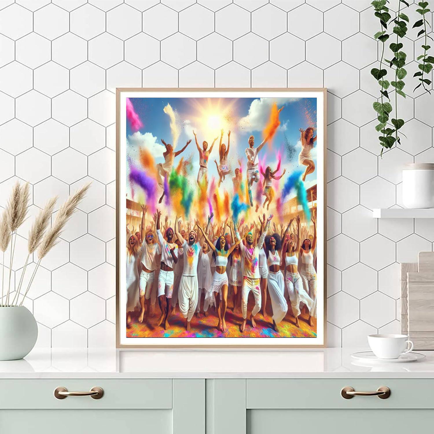 Festival Of Colors - Utah Paint By Color