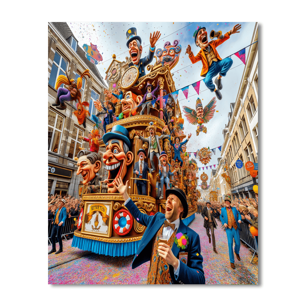 Carnival Of Aalst Paint By Numbers Kits