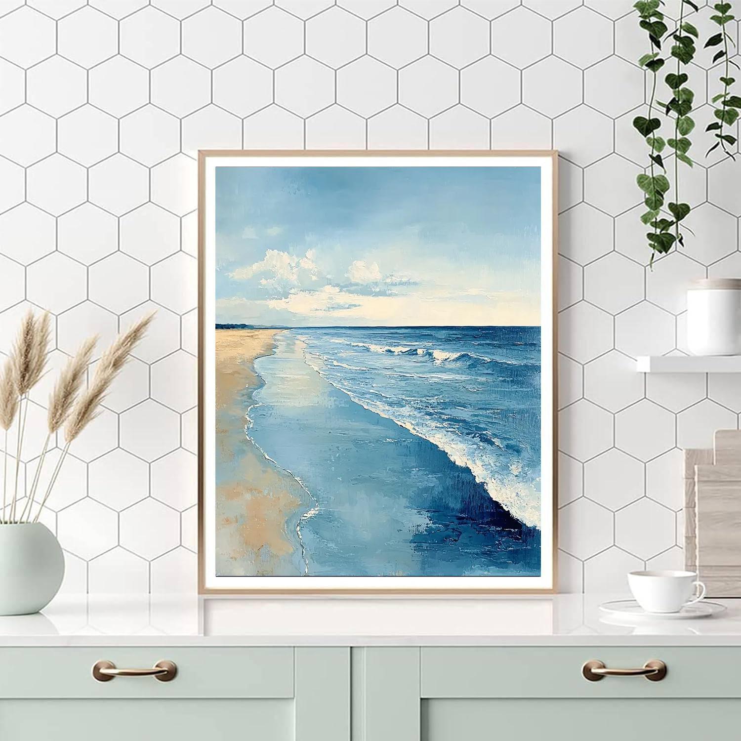 Winslow Homer Inspired Seaside Reflections  Paint By Color