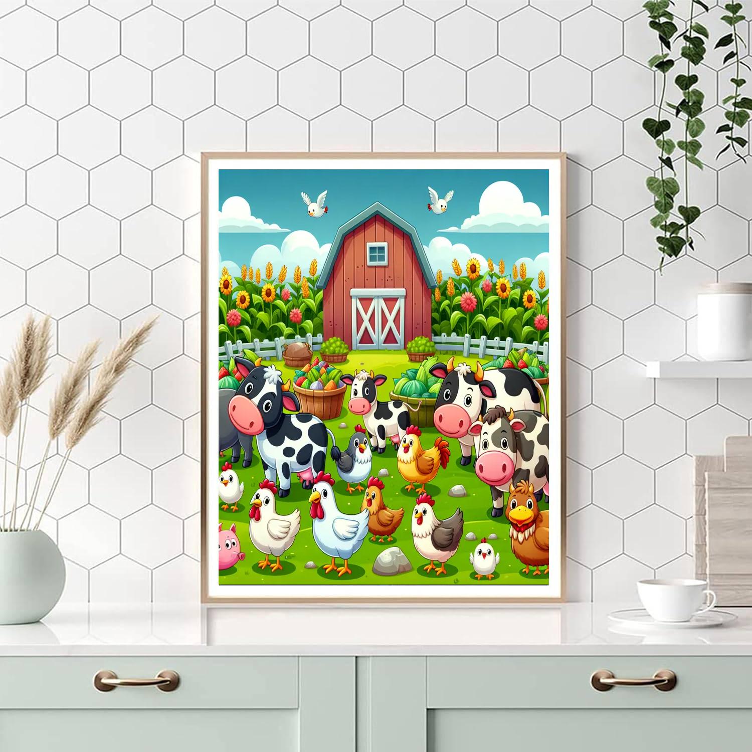 Creative Little Farmers Painting By Numbers Kit