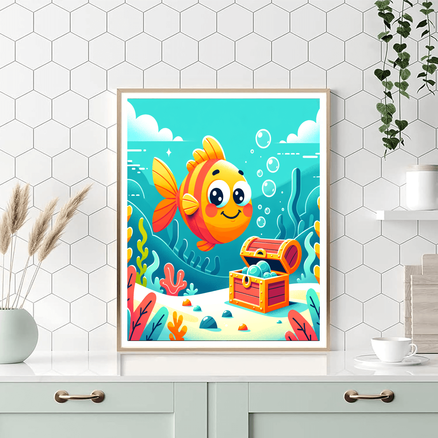 Undersea Treasure Hunt Paint By Numbers Kits