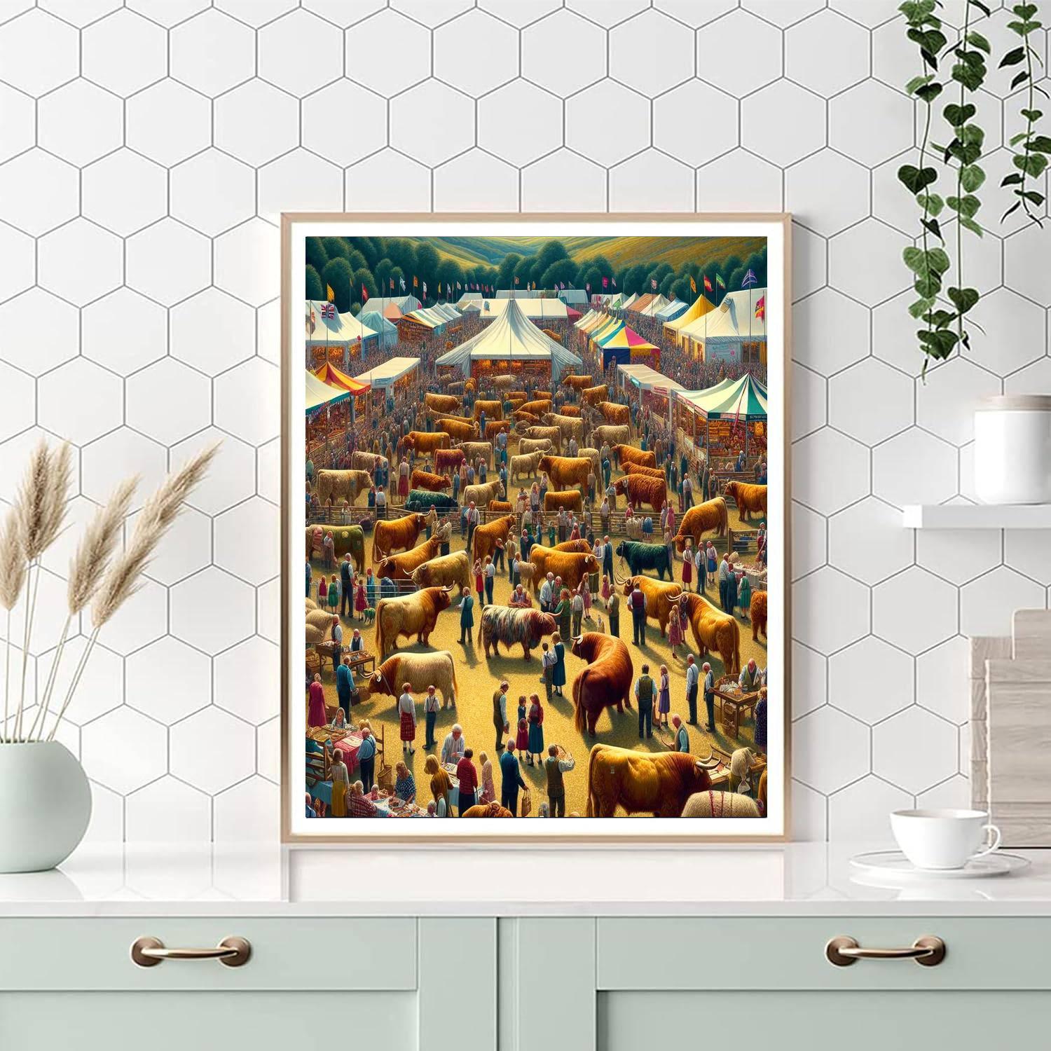 Royal Highland Show - Scotland Painting Number Kit