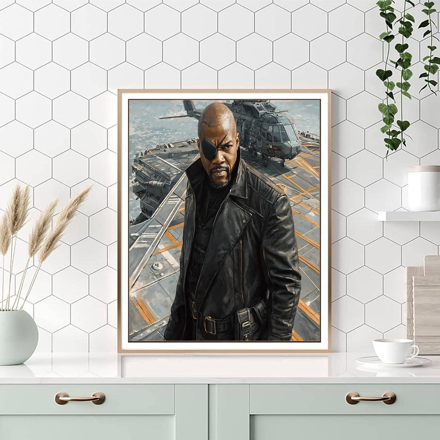 Samuel L. Jackson: Versatile Veteran Of The Silver Screen Paint By Numbers Kits