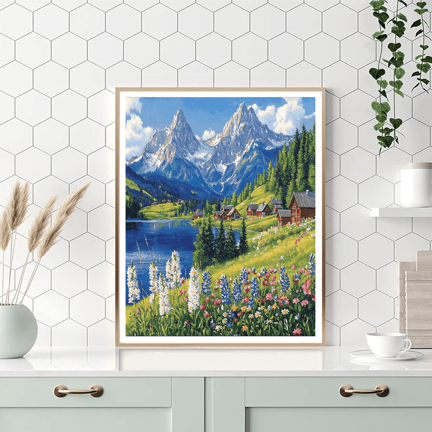 Bavarian Alps - Germany DIY Paint By Numbers