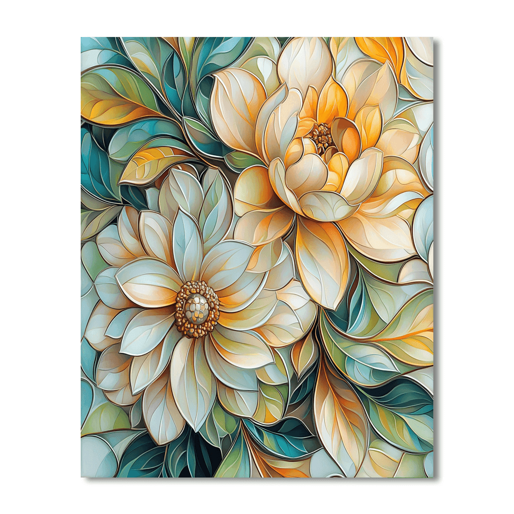 Alphonse Mucha Inspired Patterns Of Nature  Paint By Numbers Kits