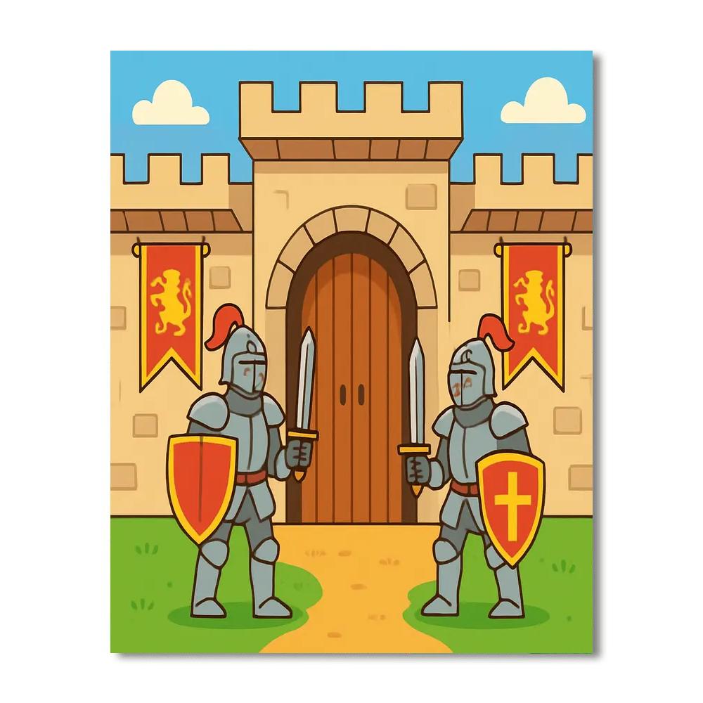 Castle Guardians Paint By Numbers
