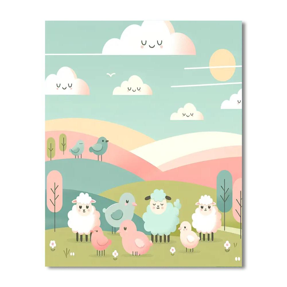 Harmony In The Hills Numbered Painting Kits