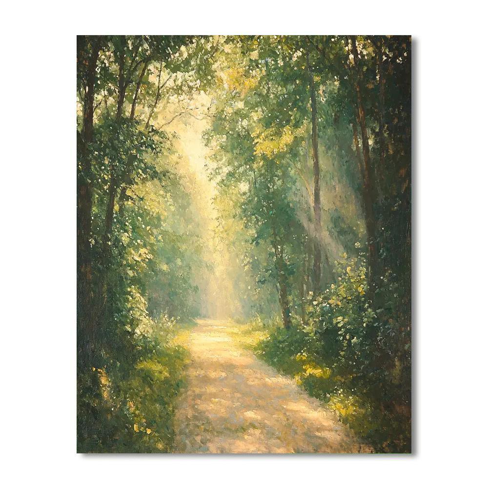 Edgar Degas Inspired Ethereal Forest Symphony  Paint By Number