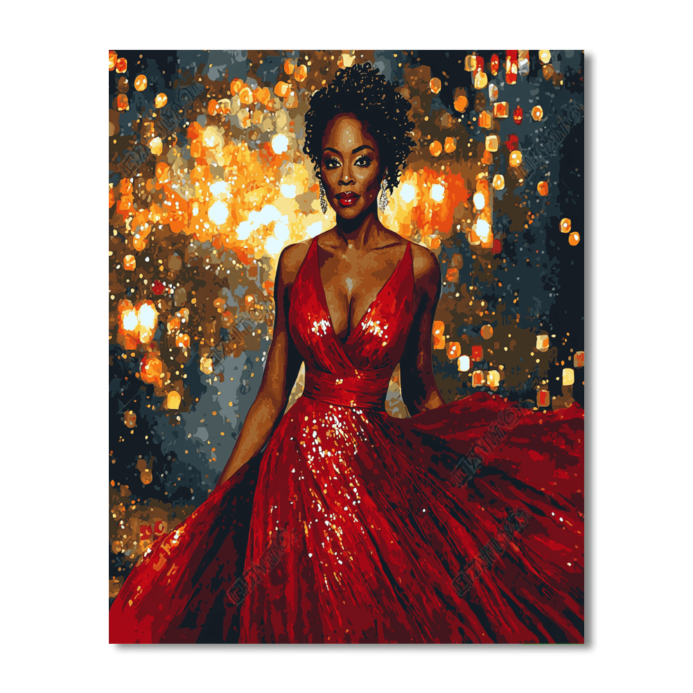 Viola Davis: Champion Of Unyielding Strength Painting Number Kit