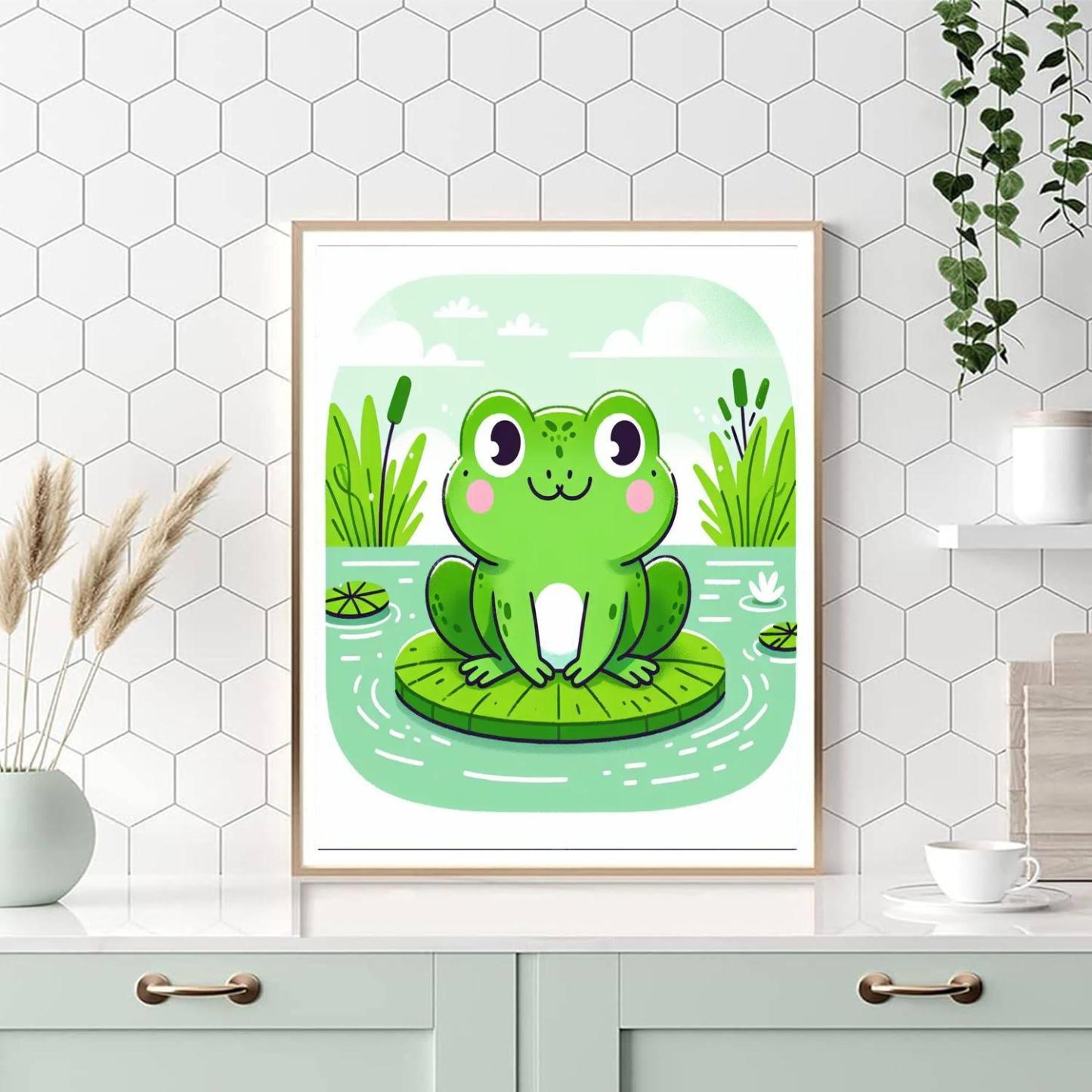 Fanciful Frog Numbered Painting Kits