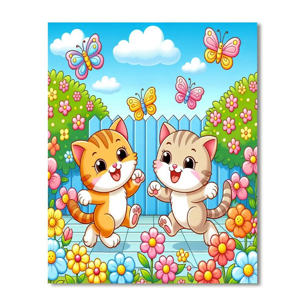Adventures With Kittens Paint By Color