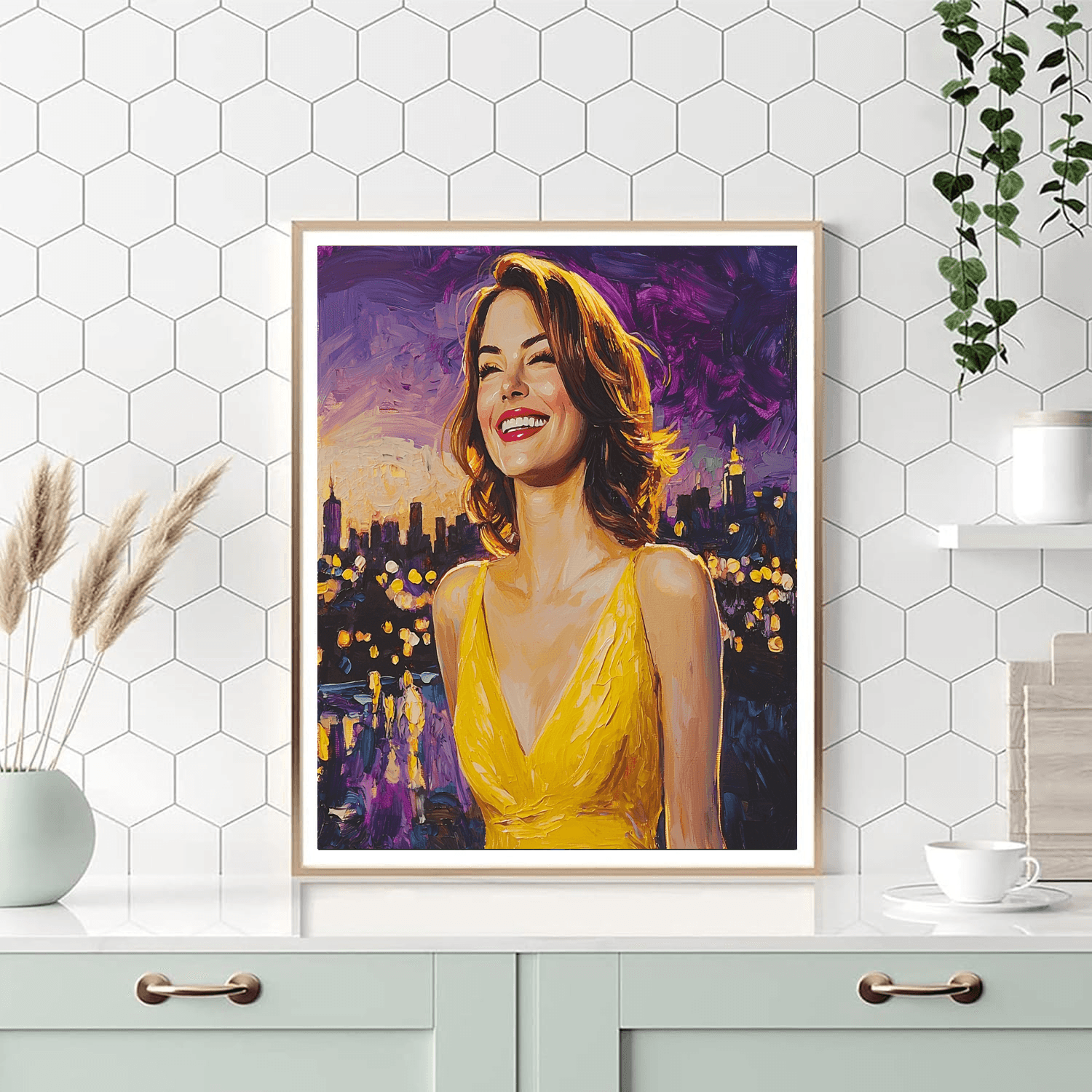 Emma Stone: The Radiance Of Lala's Light Painting Number Kit