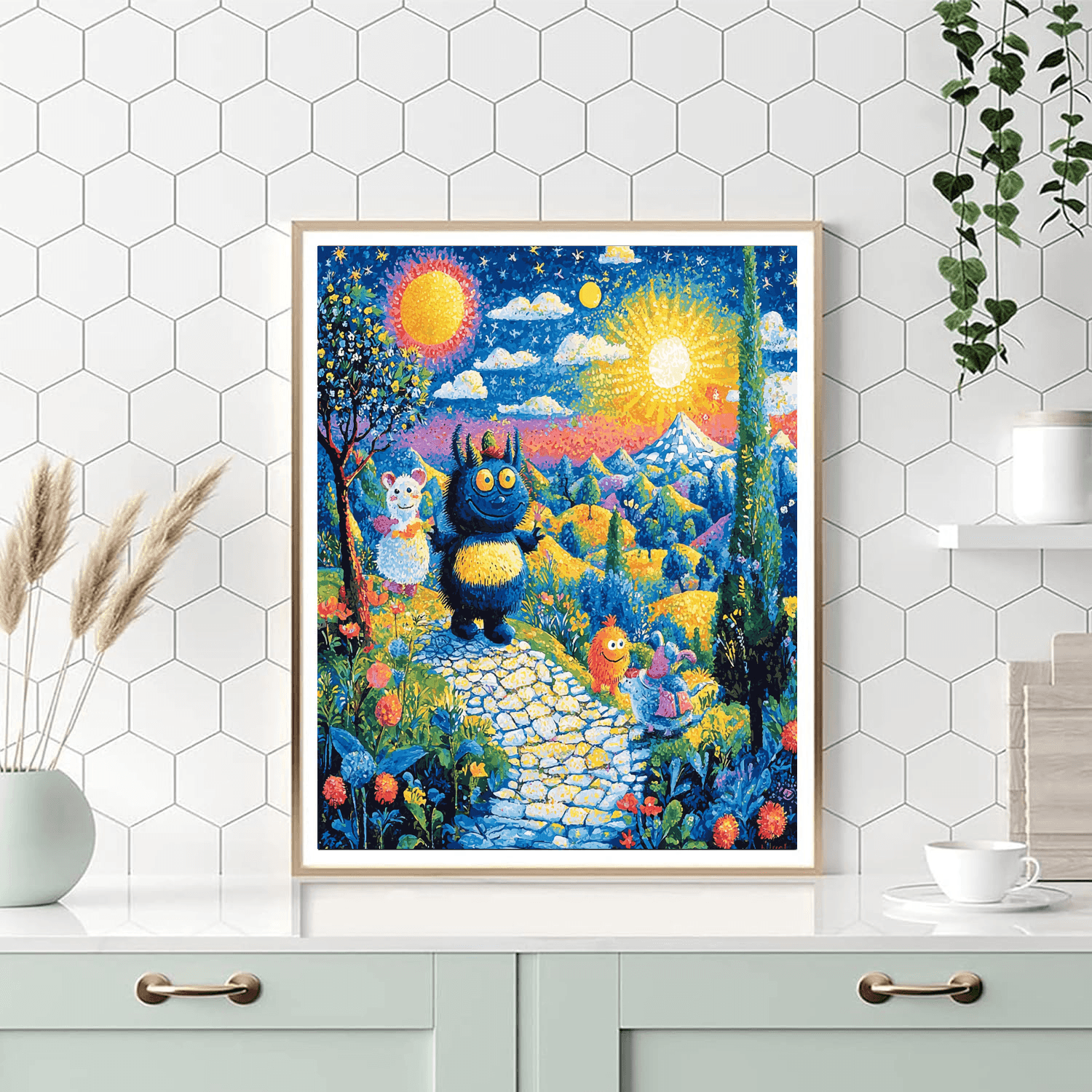 Maurice Sendak Inspired Whimsical Worlds  Paint By Numbers Art