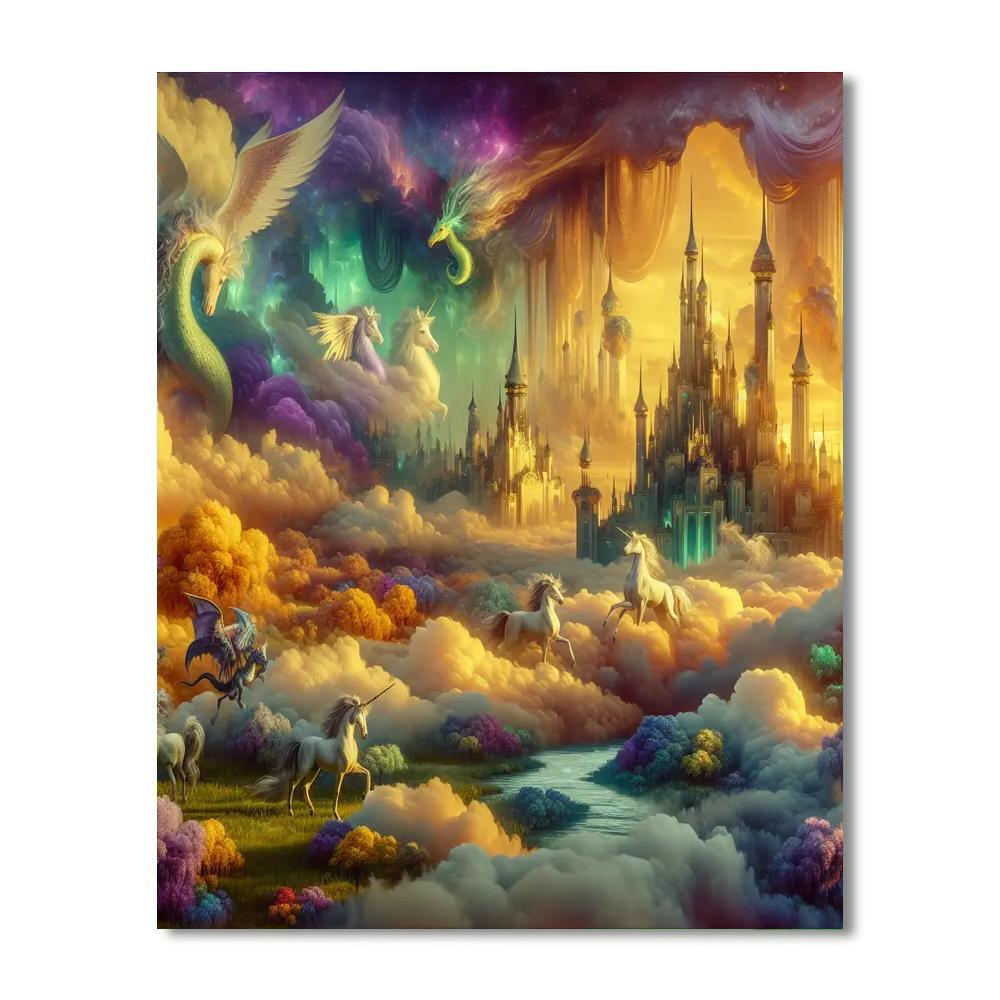 Fantasy Realm Wonders Paint By Numbers Kits
