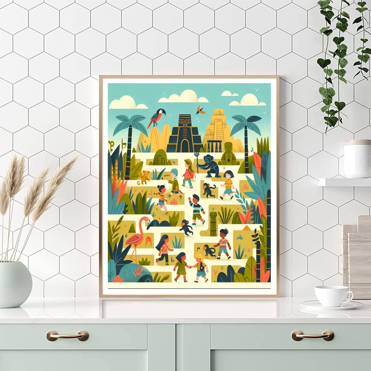 Jungle Mystery DIY Paint By Numbers