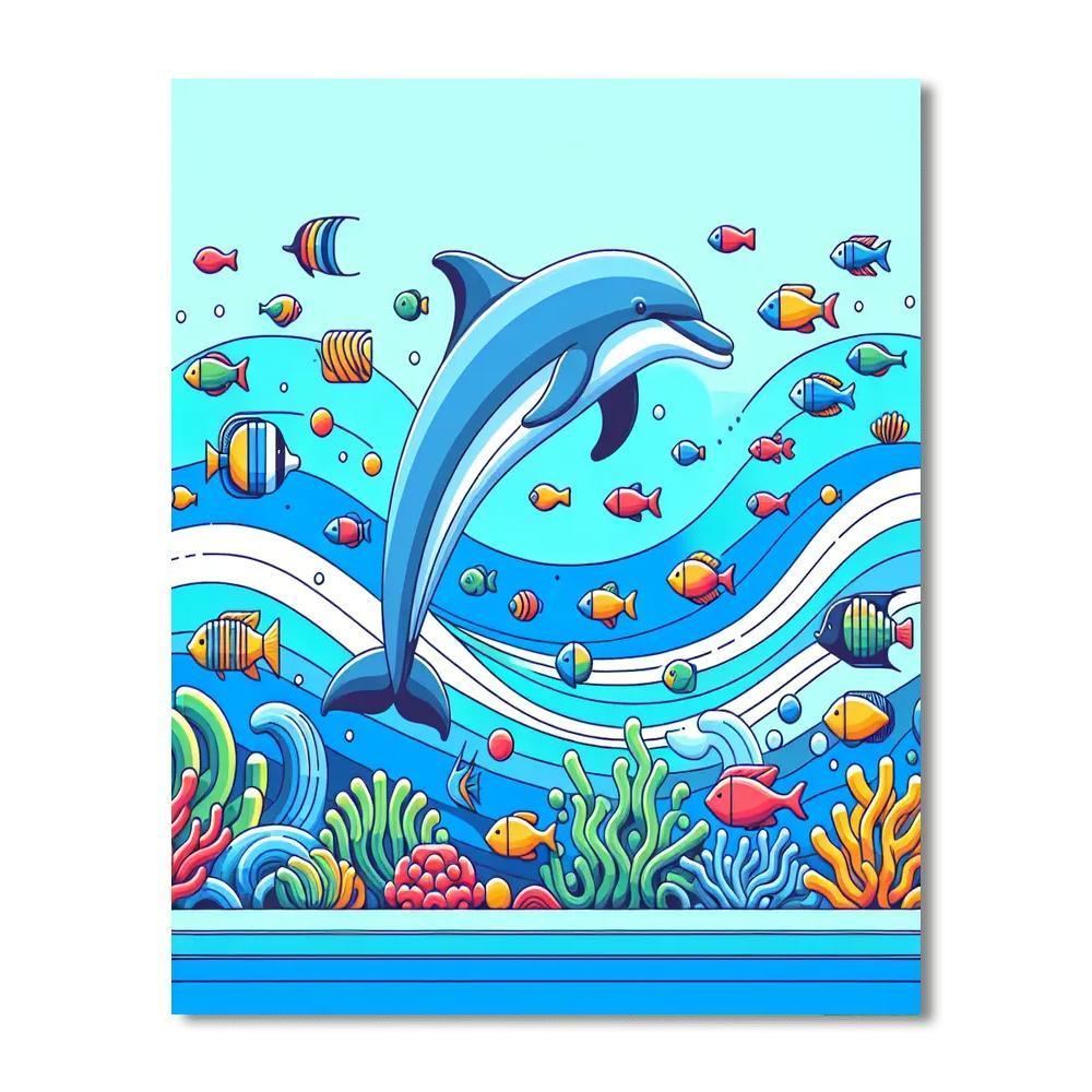 Charming Sea World DIY Paint By Numbers