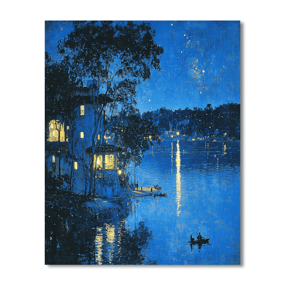 James Whistler Inspired Nocturnal Lullaby  Paint By Numbers Kits