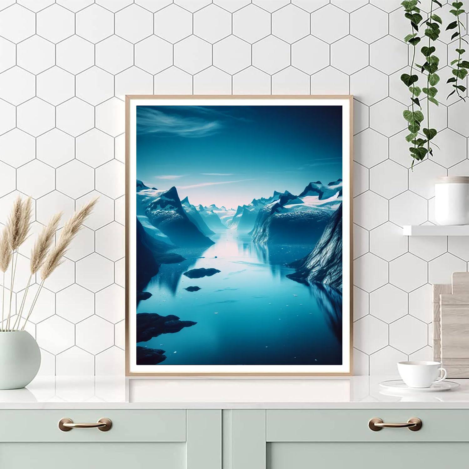 Mystical Nordic Fjord Numbered Painting Kits