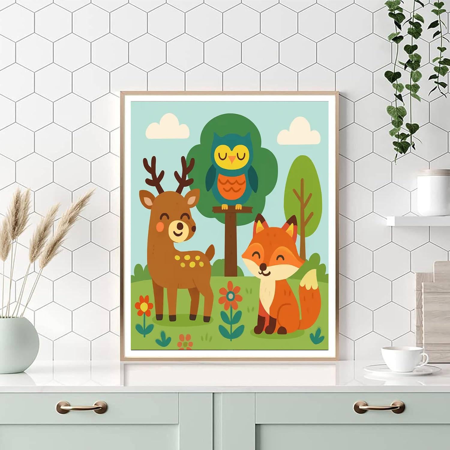 Wonderful Whimsical Wildlife Paint By Numbers Kits