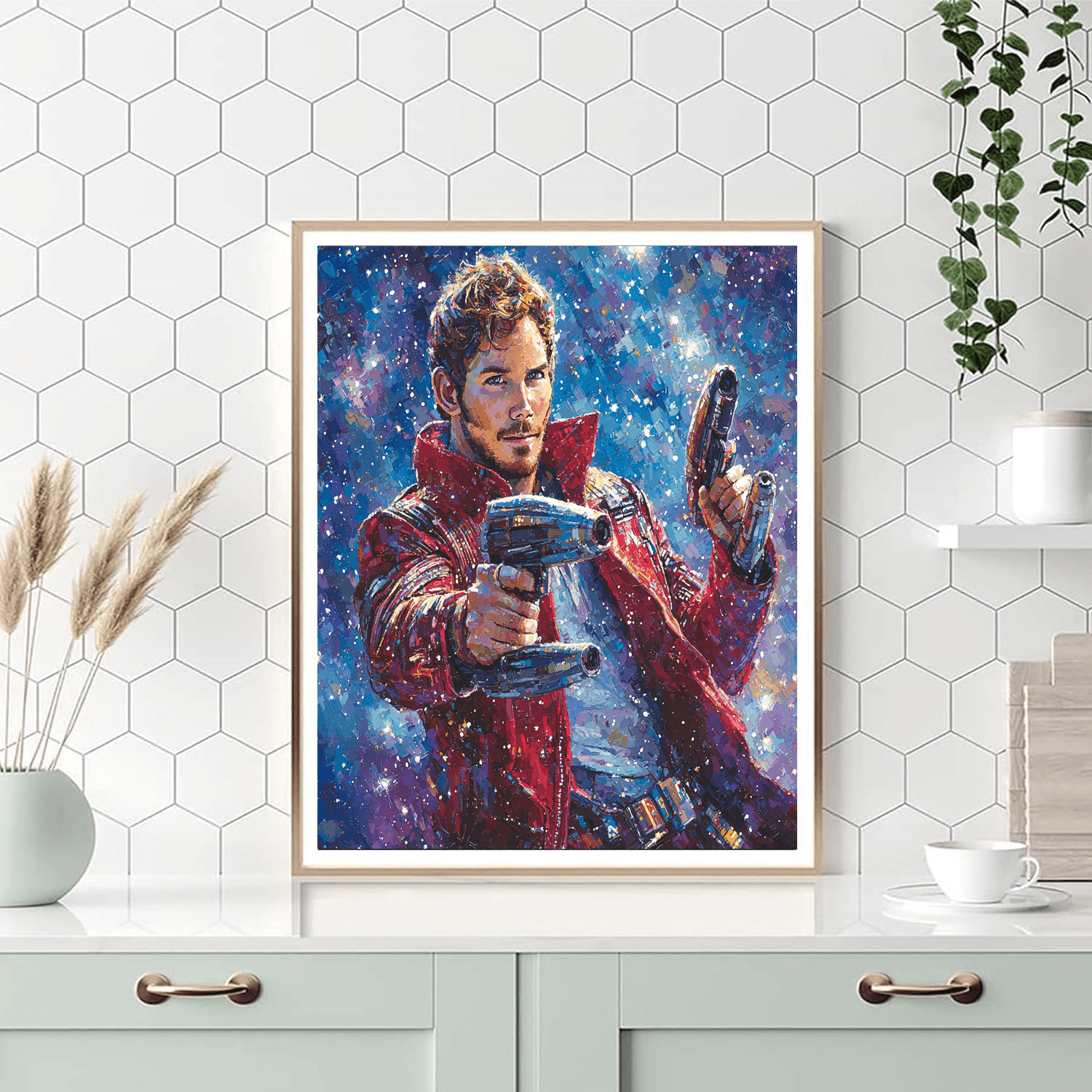Chris Pratt: The Charismatic Star-lord's Adventures Paint By Numbers Art
