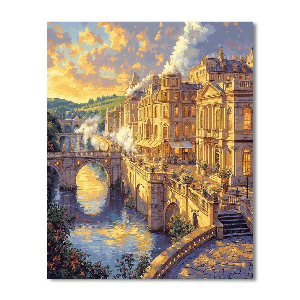 Bath - Somerset, England DIY Paint By Numbers