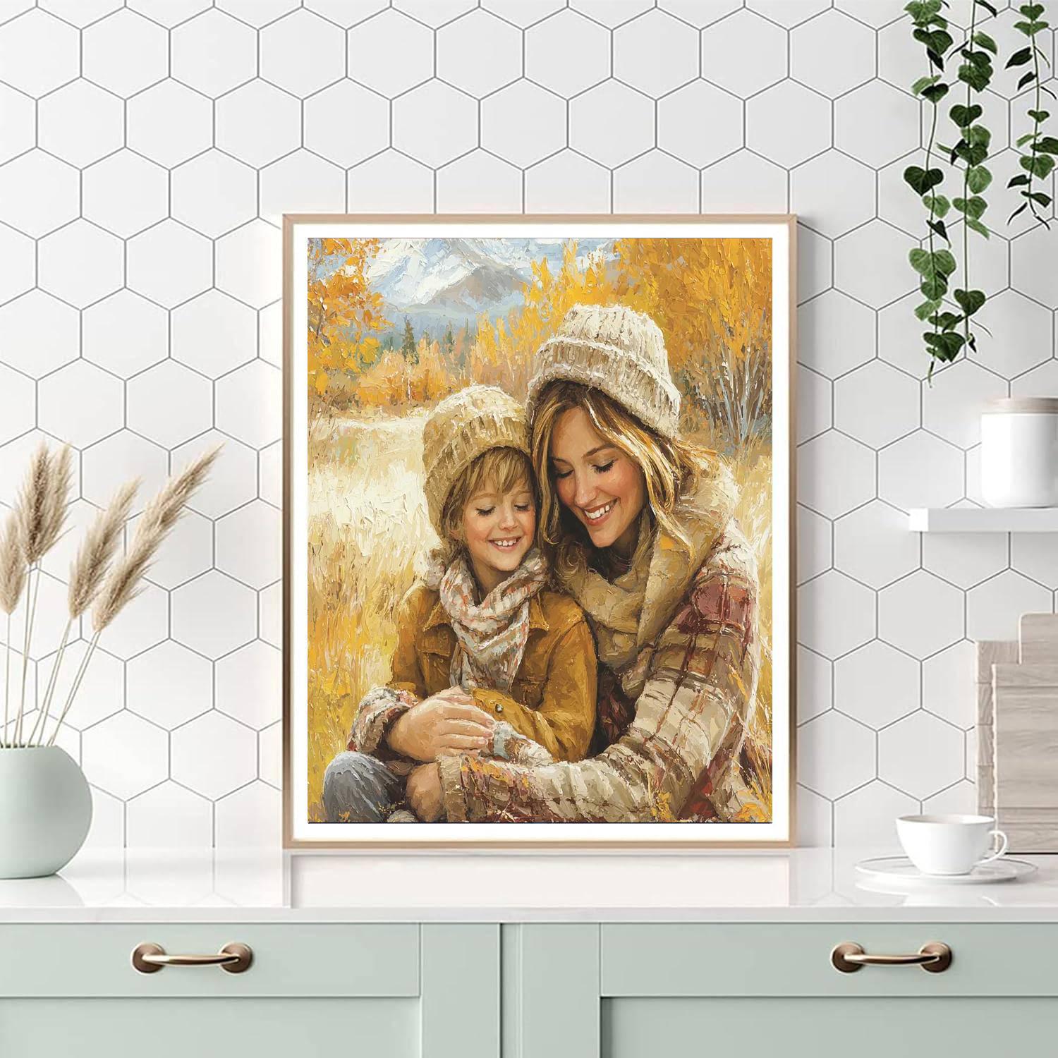 Merry Moments At Home Painting By Numbers Kit