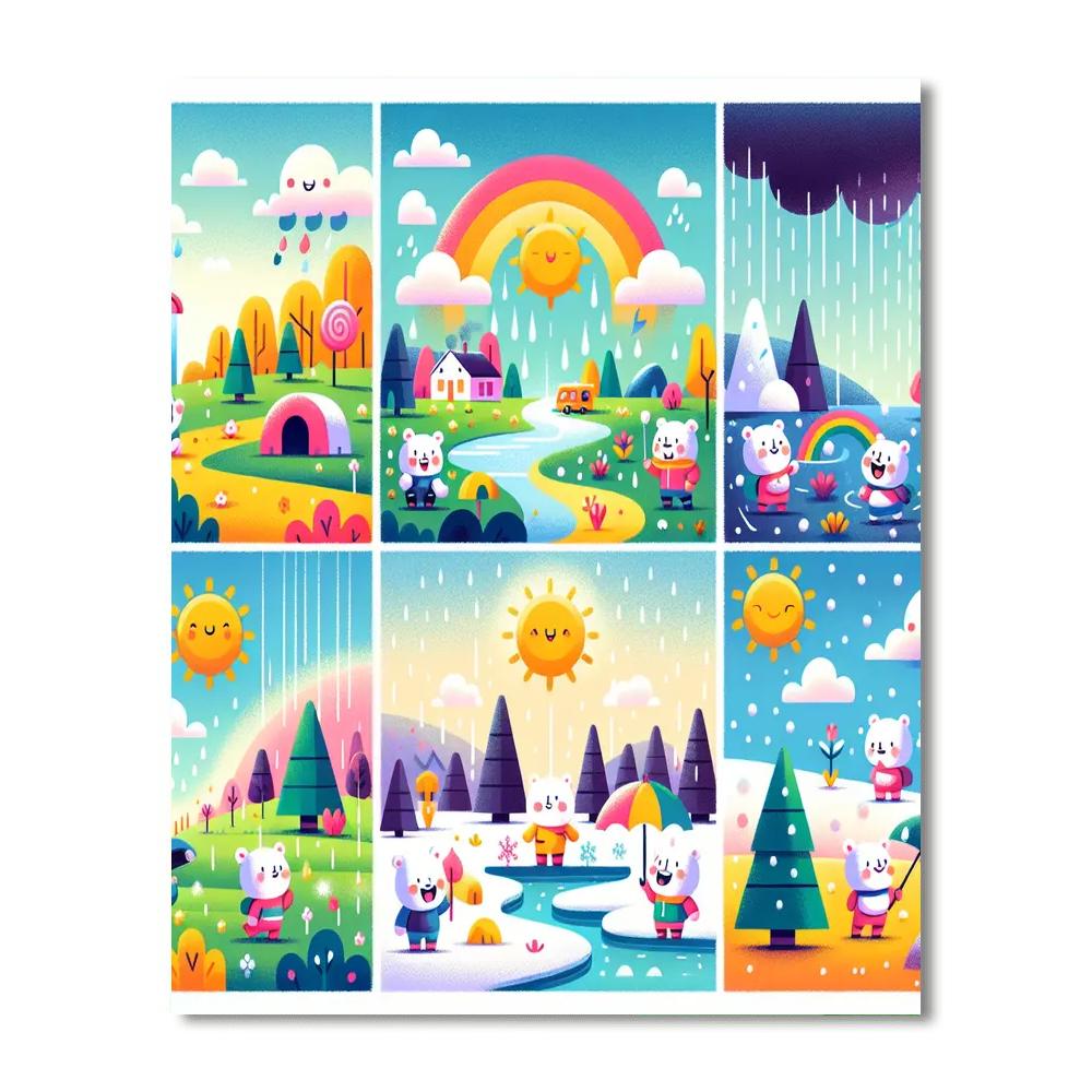 Wonderous Weather Wonderland Paint By Number