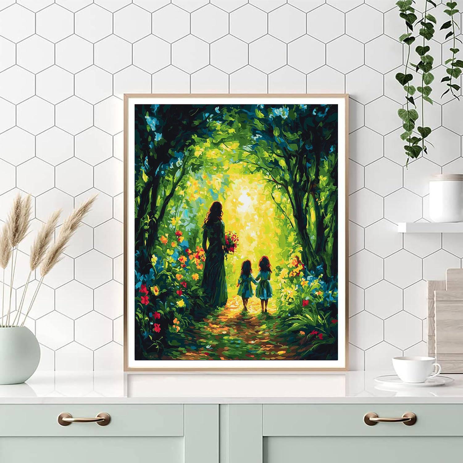 Love's Hidden Garden Number Painting