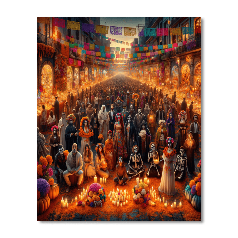 Day Of The Dead Paint By Number
