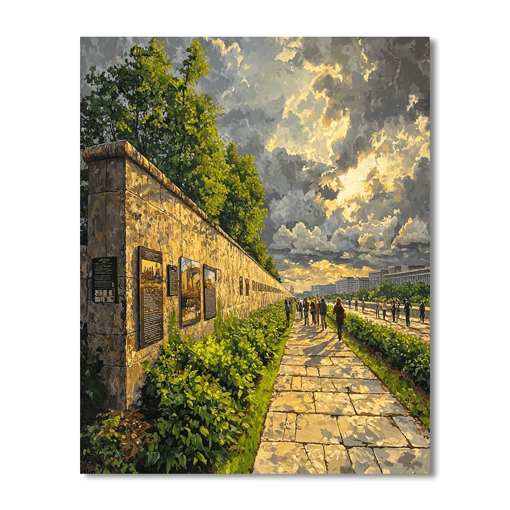 The Berlin Wall Memorial Painting Number Kit