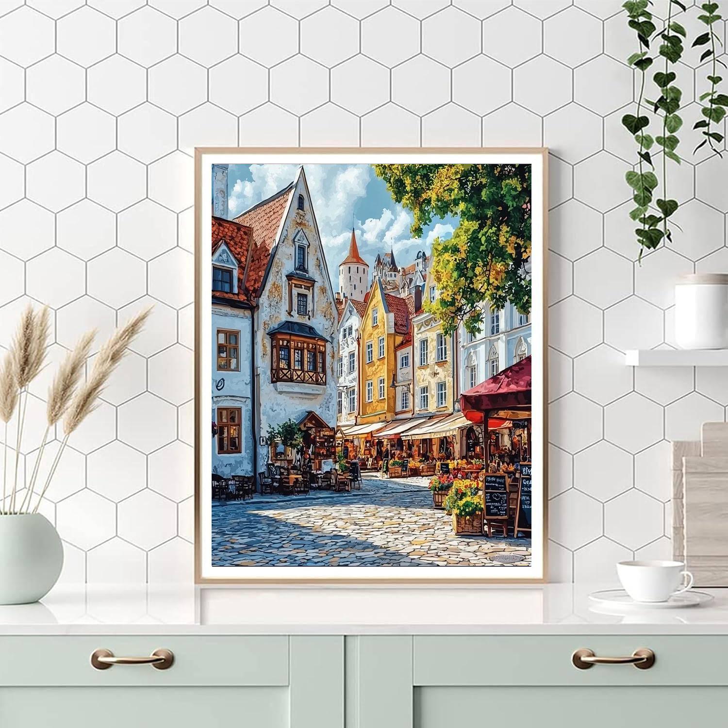 Old Town Of Tallinn - Estonia Numbered Painting Kits